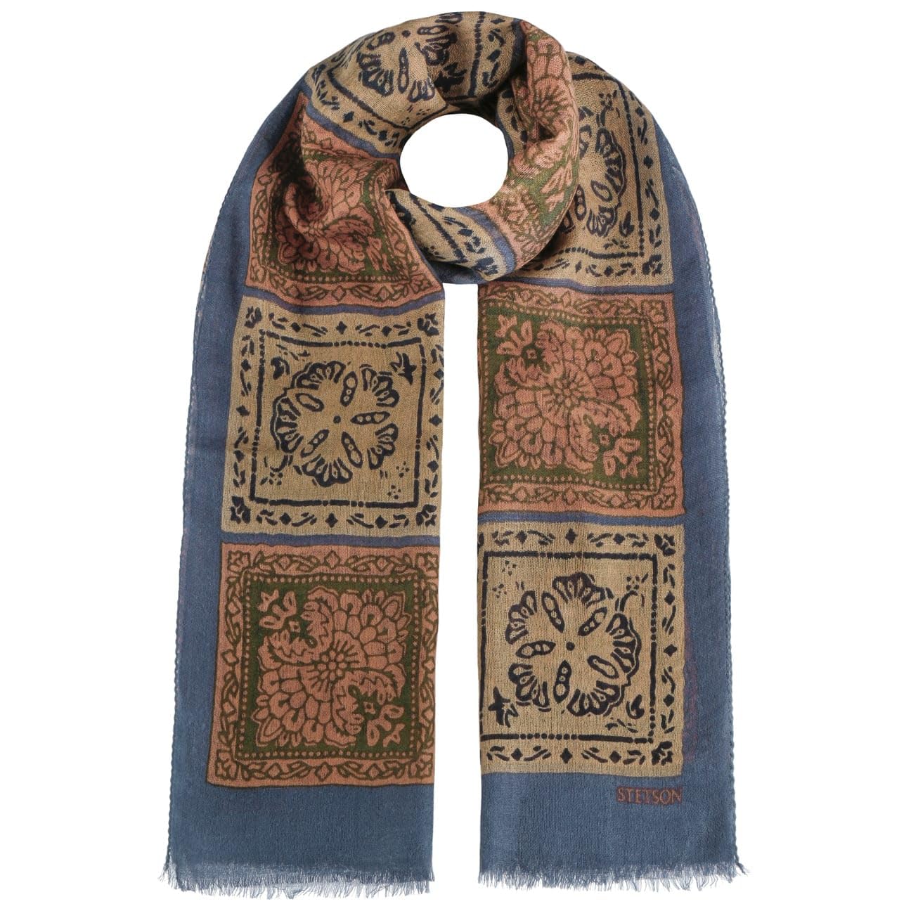 Stetson Lorava Wool Scarf Lightweight Unisex Spring Summer