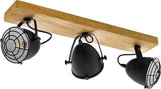 EGLO Deckenlampe Gatebeck, 3 flammige Deckenleuchte Vintage, Industrial