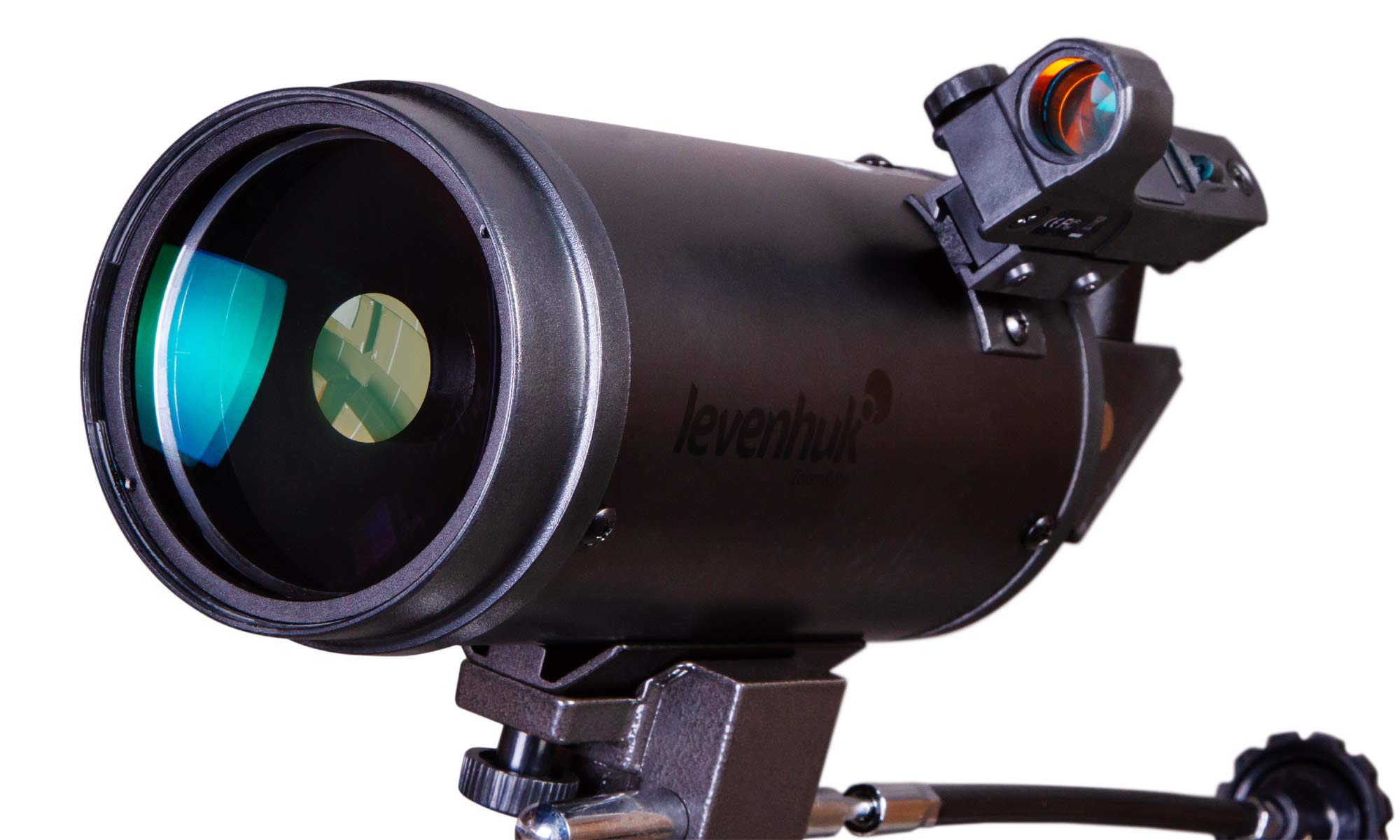 Levenhuk Skyline Plus 90 MAK Telescopio de 90 mm, con Diseño Óptico Maksutov-Cassegrain, Distancia Focal Larga de 1250 mm y Óptica con Revestimiento Múltiple Completo