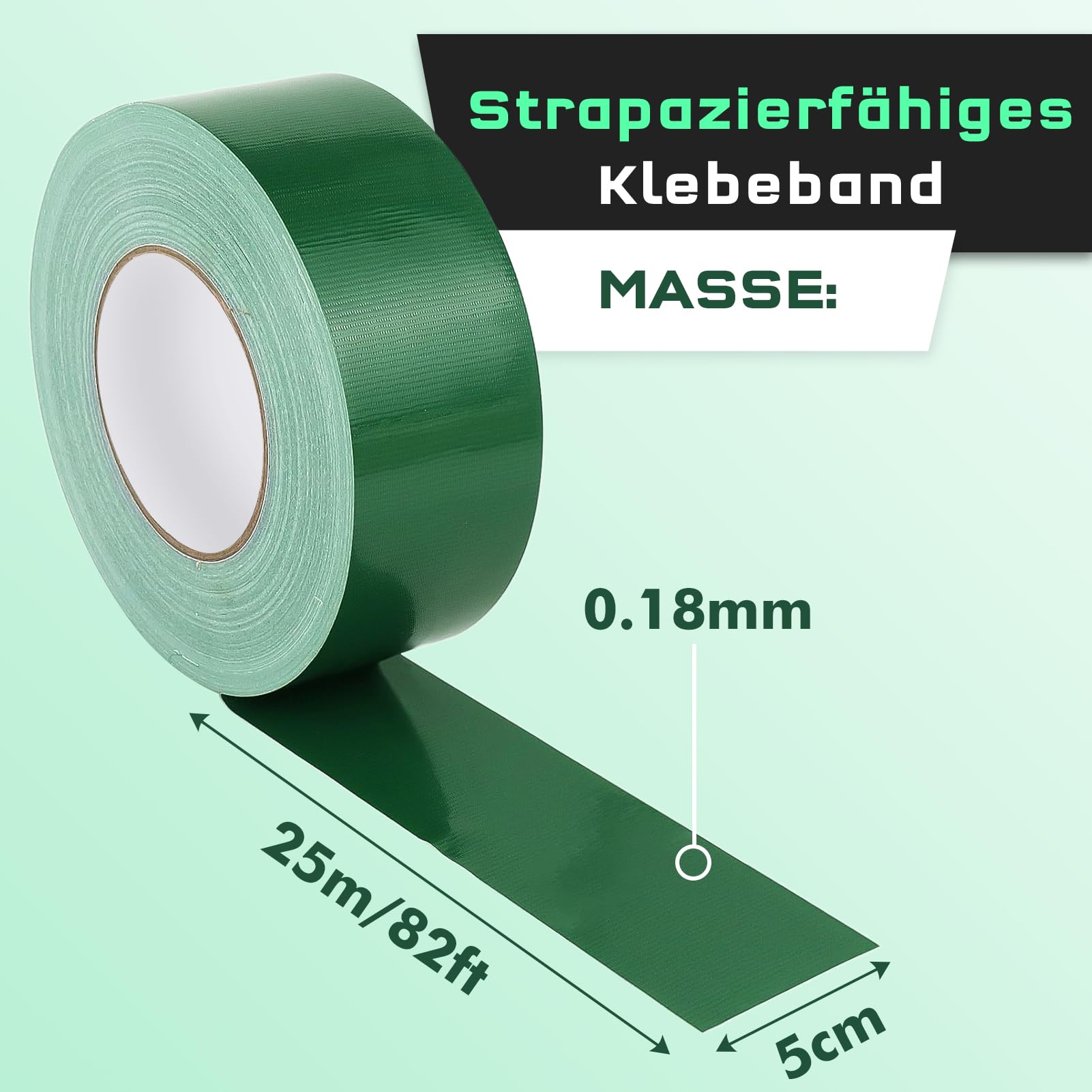 Multi nastro adesivo [6 rotoli] 50 mm x 25 m barriera professionale al vapore, resistente ai raggi UV e impermeabile, per il fissaggio di cavi, guarnizione per finestre, adatto per l'industria