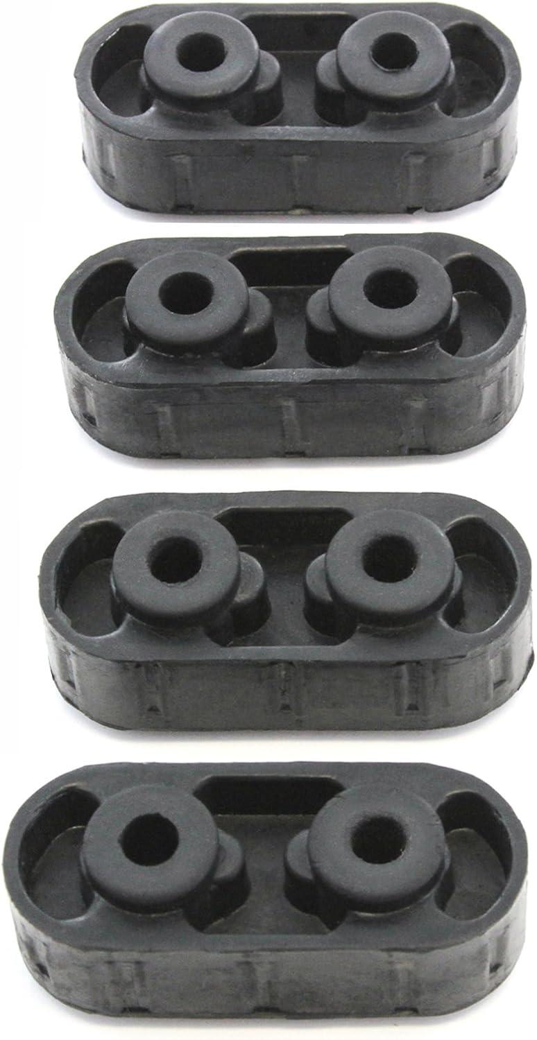 Red Hound Auto 4 Pc Exhaust Insulators Reduces Vibration