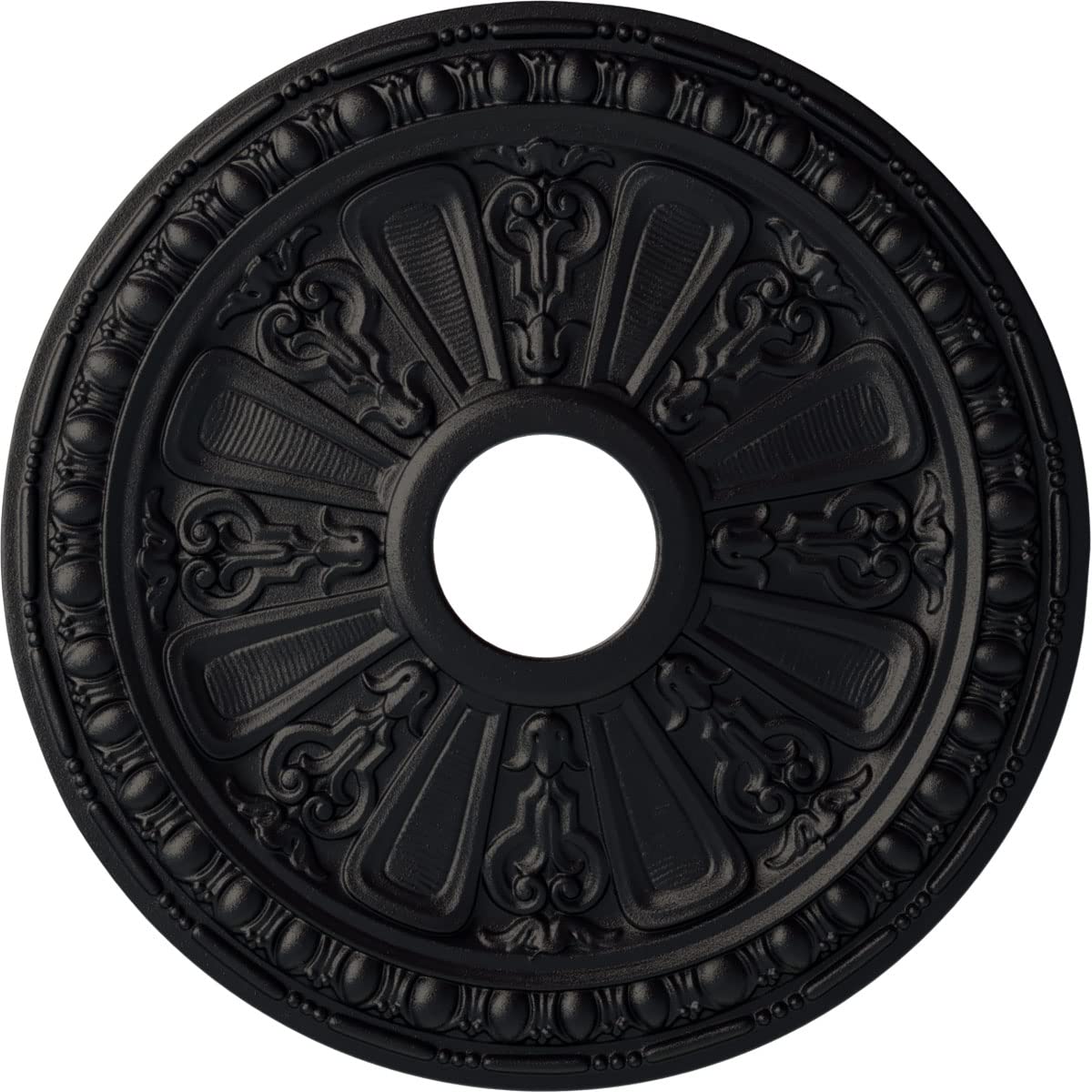Ekena Millwork CM18RASGS Raymond Ceiling Medallion, Steel Gray