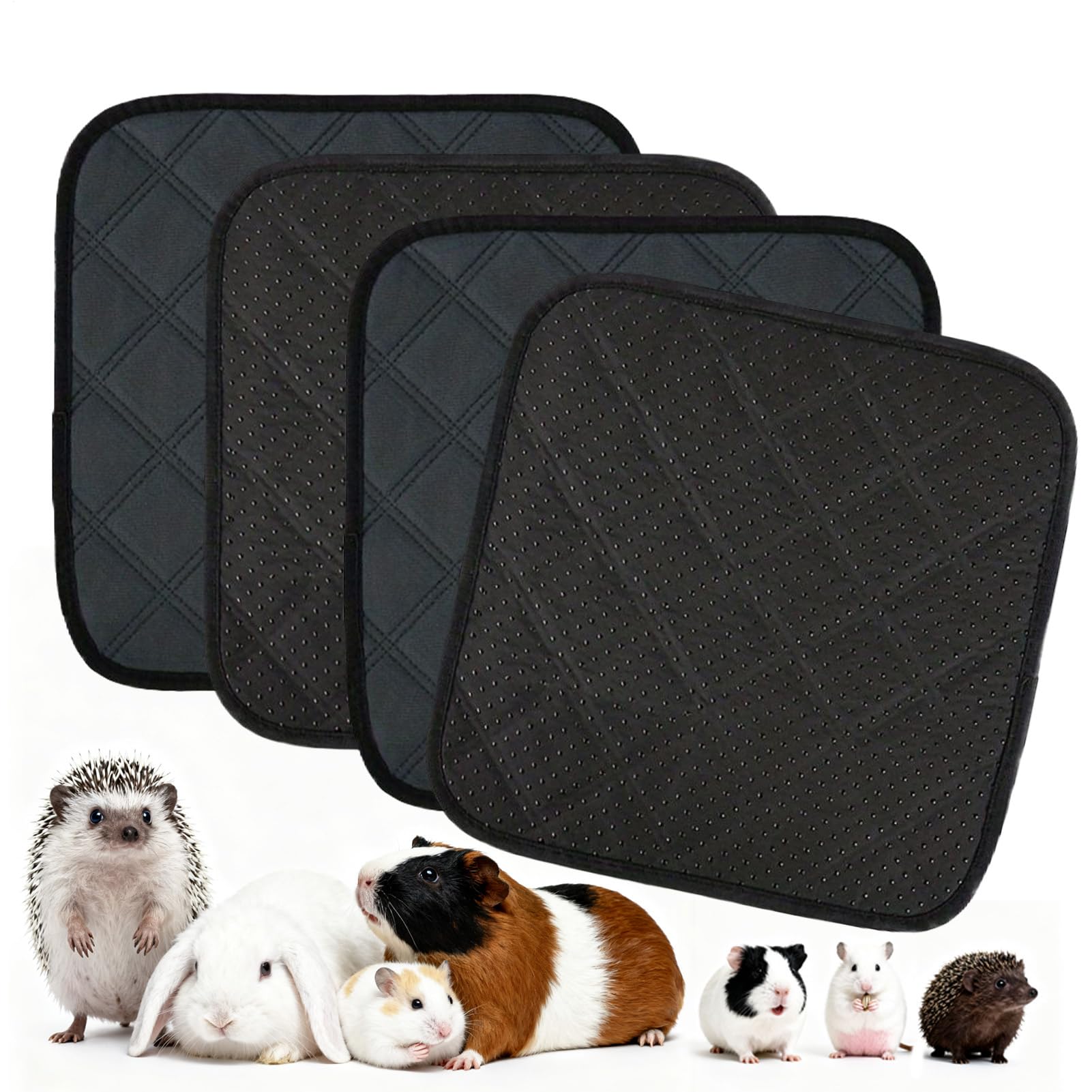 Tapis de couchage absorbant pour lapin et petit animal lavable