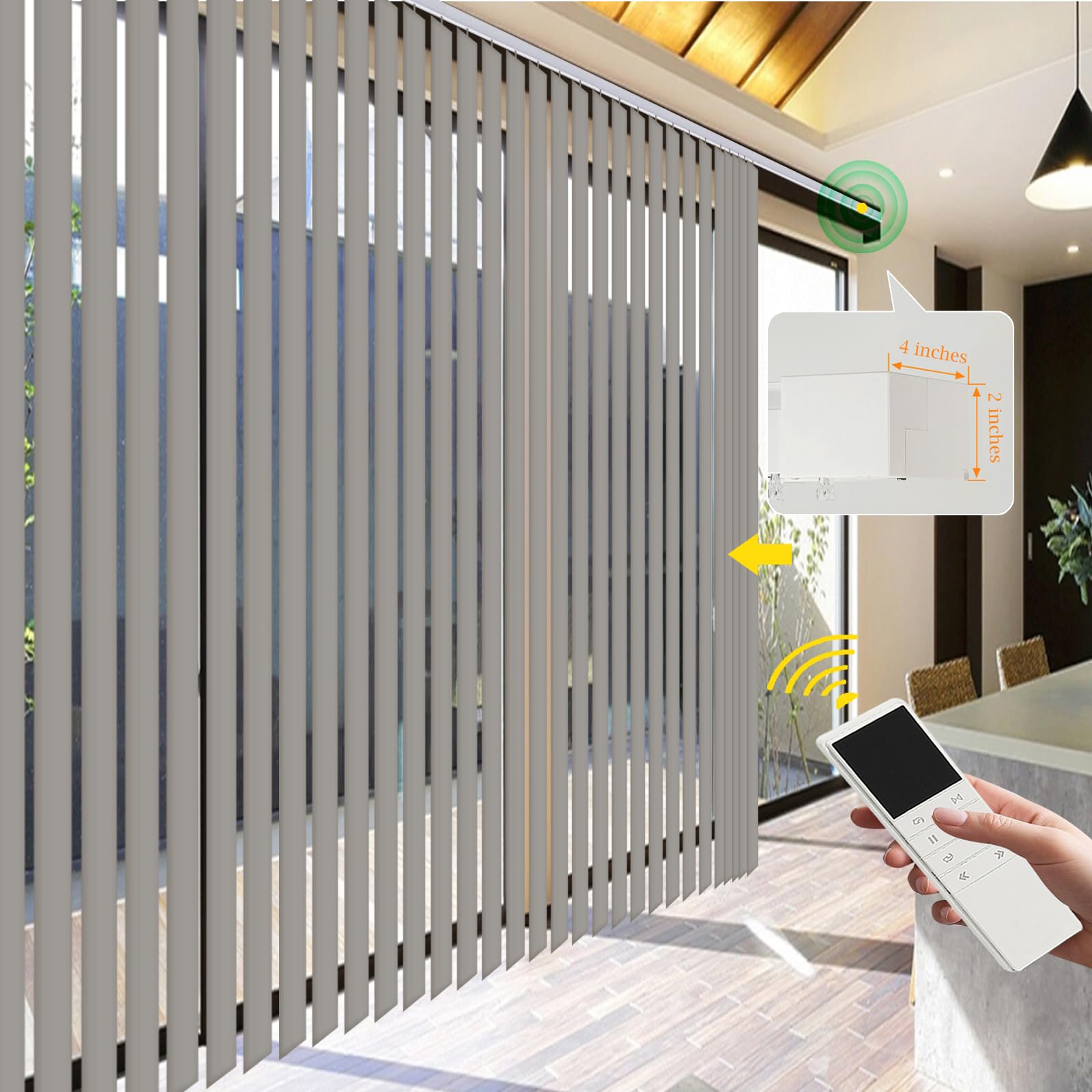 Holland Plastics Original Brand Heavy Duty Bug/Fly/Strip Door Blind - 80 cm Wide. 'Silver'