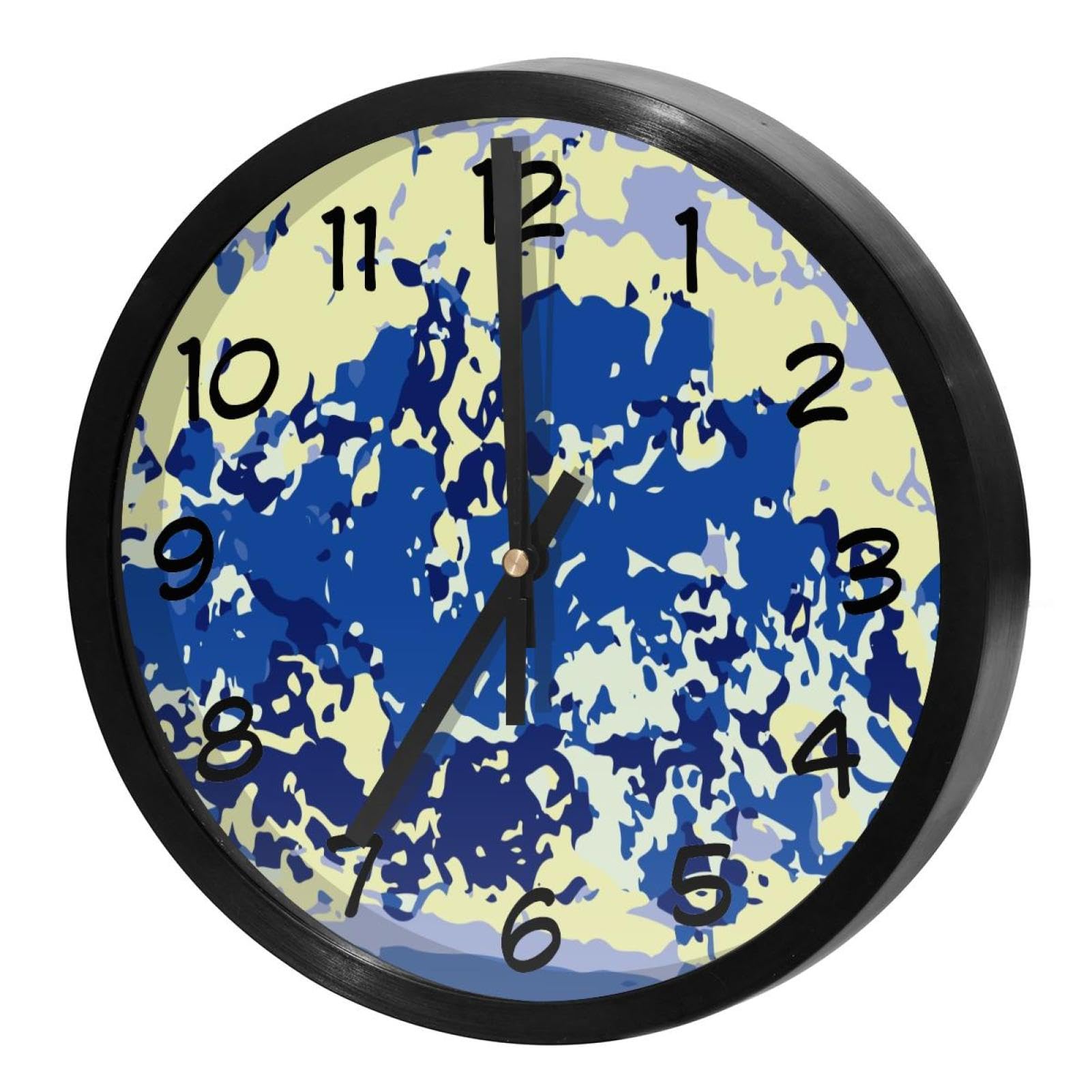 Horloge murale à quartz ronde silencieuse pour éliminer les bruits de tic-tac agaçants