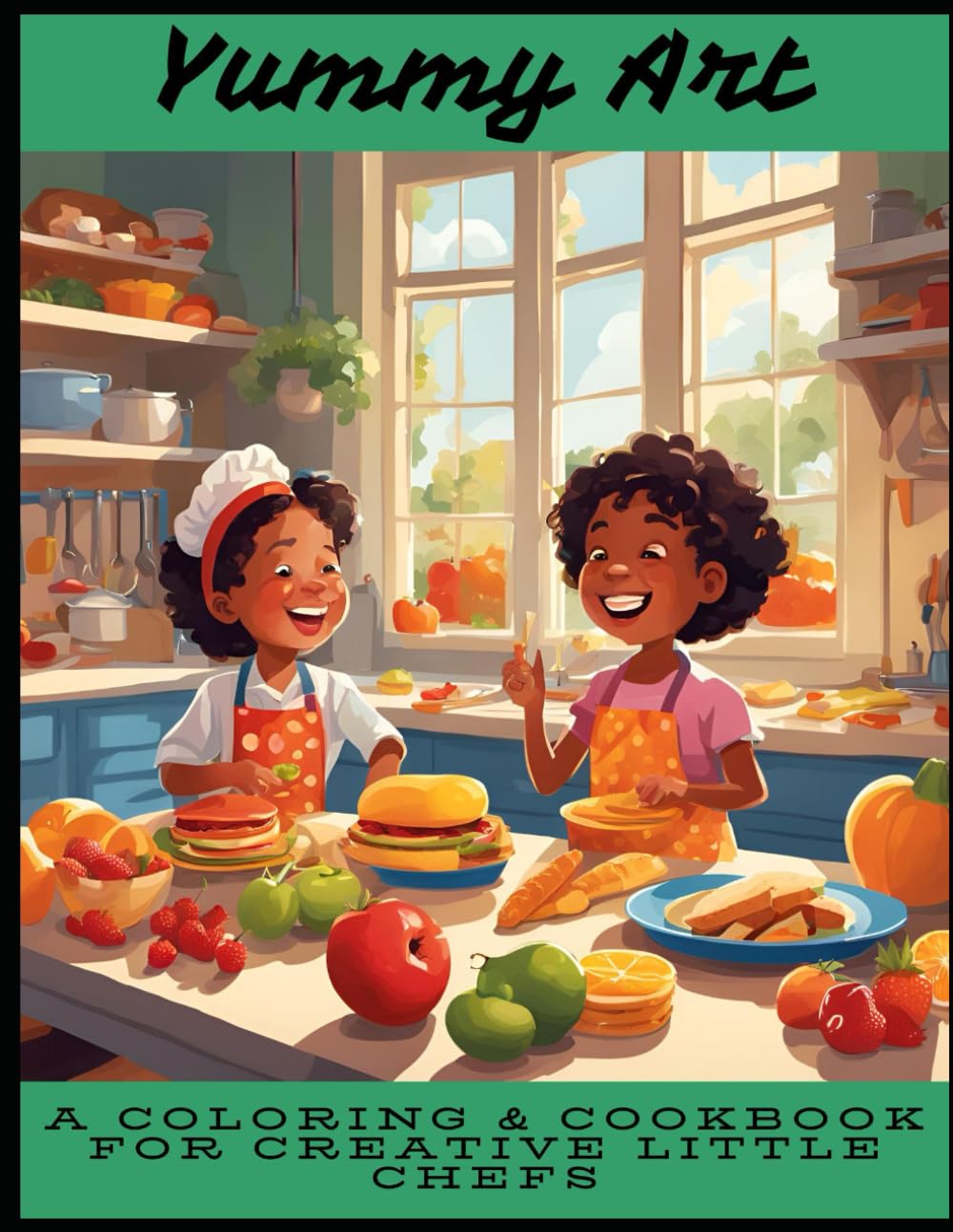 Yummy Art: A Coloring & Cookbook for Creative Little Chefs