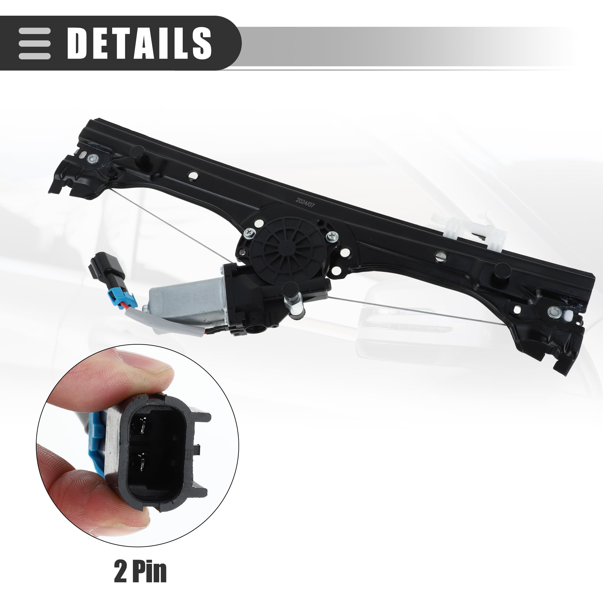 X AUTOHAUX Alzacristallo anteriore destro, per Fiat 500, No.68070266AC