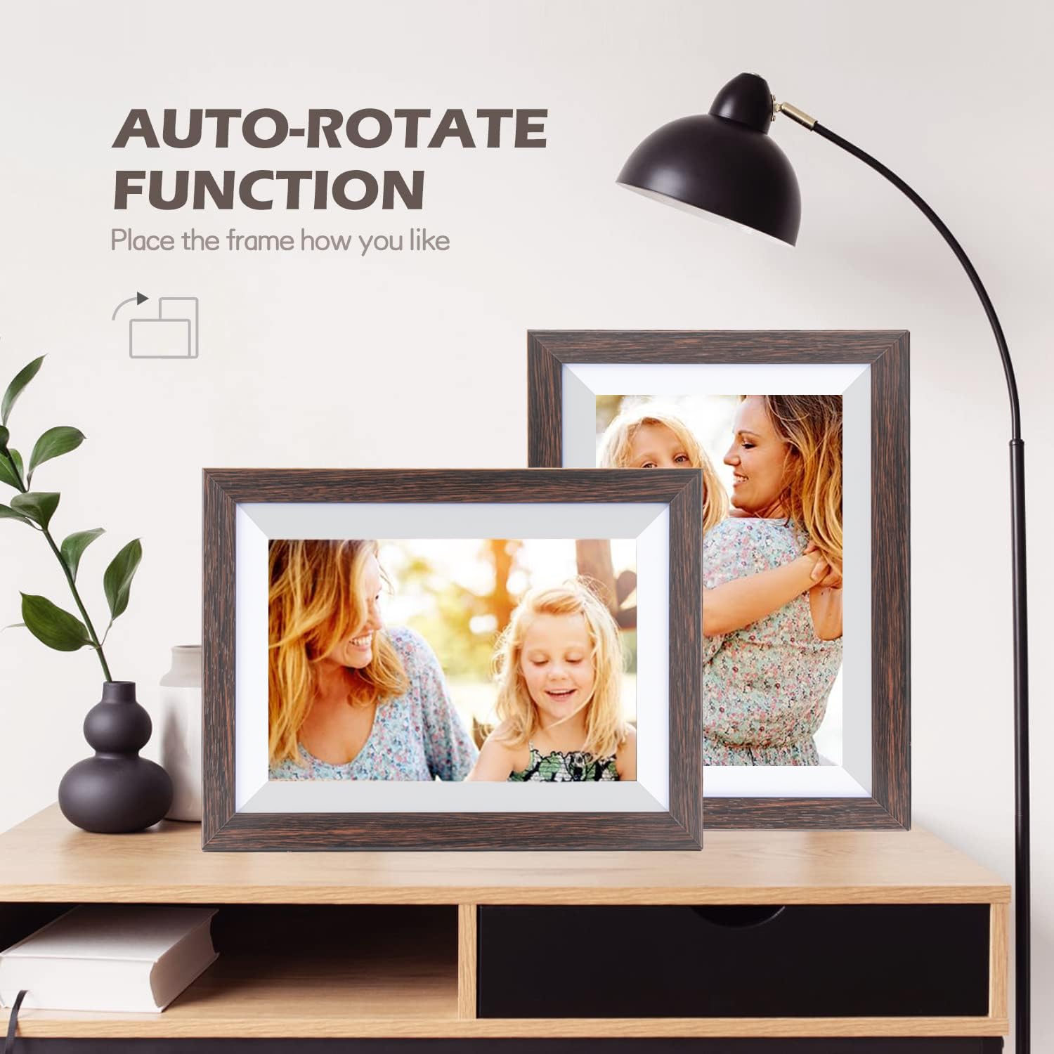 10,1-inch WiFi Digitale Fotolijst, 1280 X 800 IPS Touchscreen