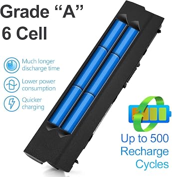 LQM New 65Wh E6230 Laptop Battery for Dell Latitude E6120 E6230 E6320 E6330 E6430s E6220 Series 823F9 7FF1K 312-1241 9GXD5 312-1446 K4CP5 312-1242