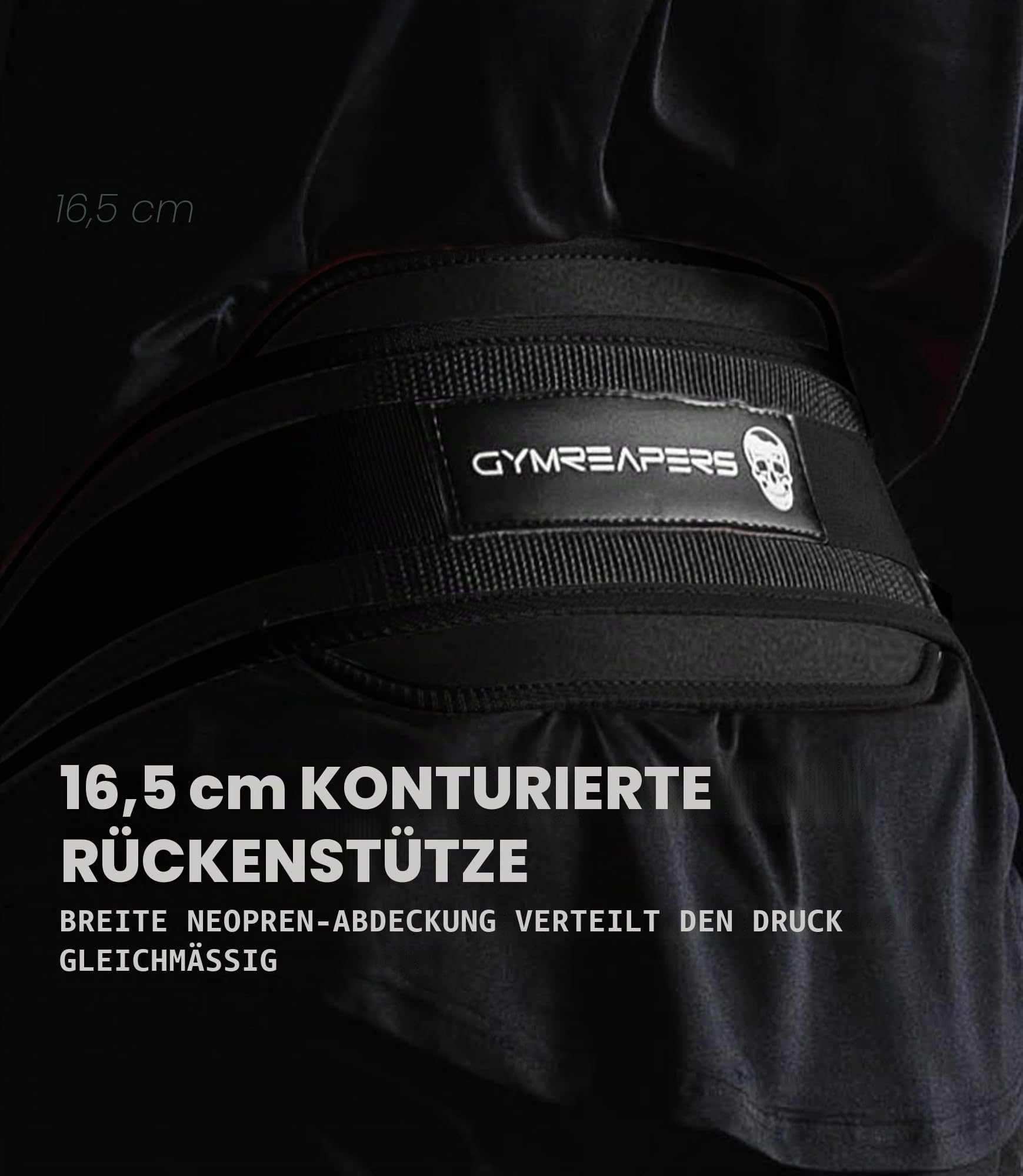 Gymreapers Dip-Gürtel mit Kette für Gewichtheben, Klimmzüge, Dips – robuste Stahlkette für zusätzliches Krafttraining