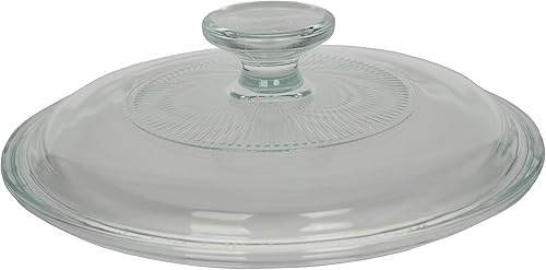 Miniatura 2 de Corningware G-5C - Tapa redonda de vidrio acanalada de 1.5 cuartos de galón