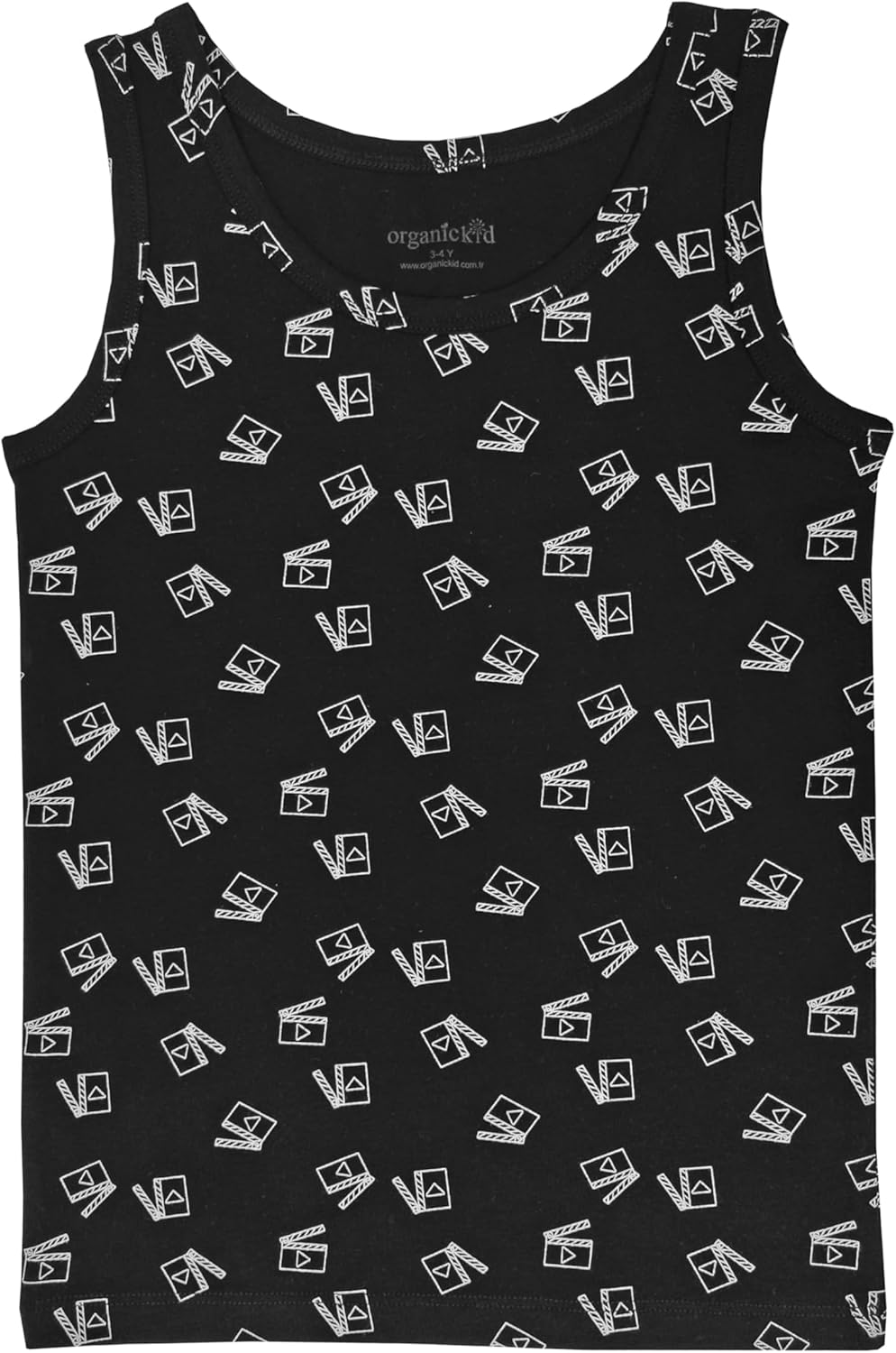 ORGANICKID Boys Organic Cotton Tank Top Sleveless Undershirts Toddler Underwear 3 Pack Tees - Image 2