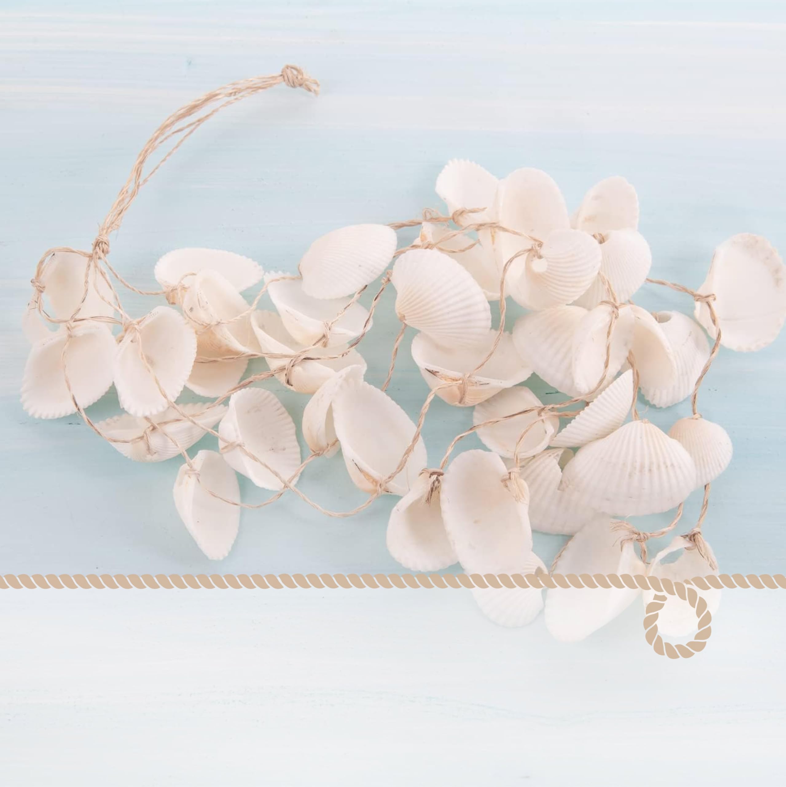 Gioco vento conchiglie: mobile mare stile marino da appendere, decorazioni nautiche bagno soggiorno giardino, arredamento tema mare casa, oggettistica marina estiva per feste, 40 x 9 x 4 cm