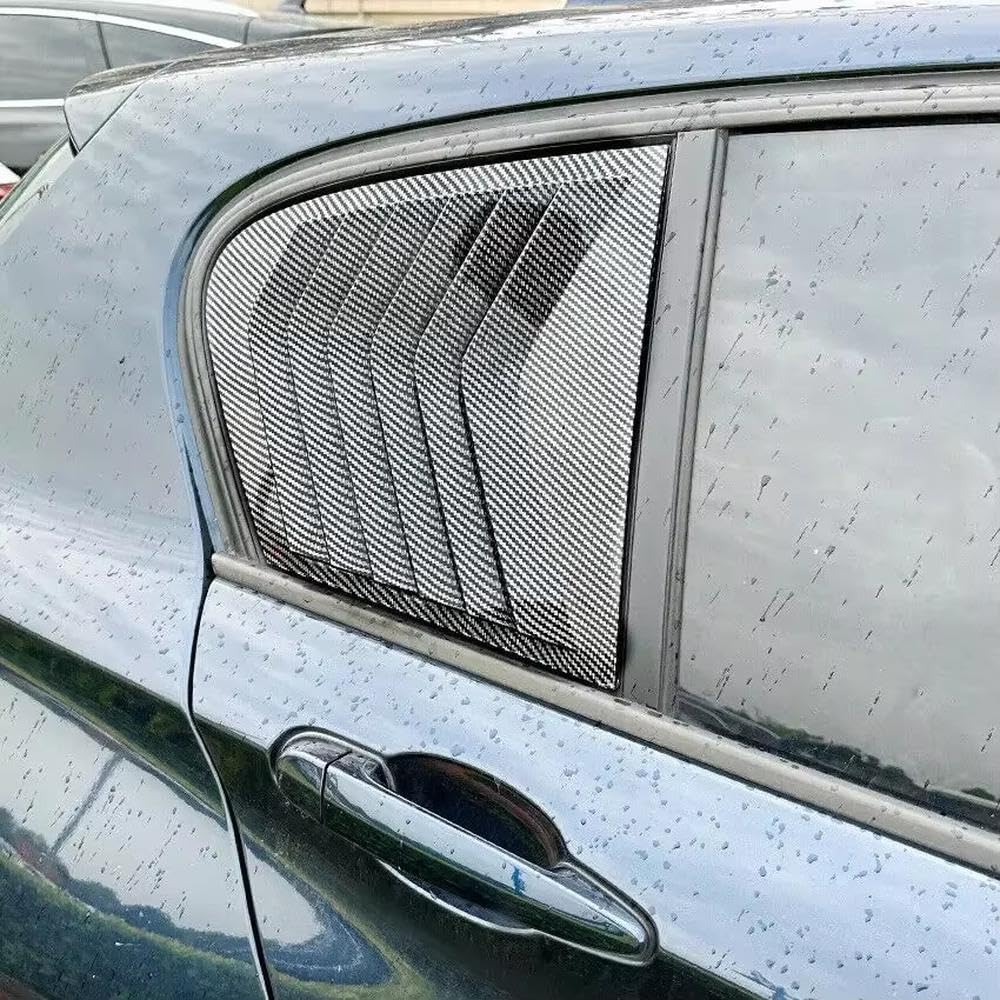 Rivestimenti Esterni Per Feritoia BMW Serie 1 F20 Hatchback 2011‑2019 | Aspetto Dinamico, Impermeabile, Migliora La Privacy(Carbon Fiber)