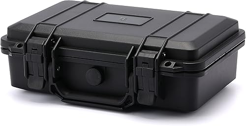 Mayouko Caja de herramientas portátil con esponja a prueba de golpes, grado impermeable IP67, funda rígida impermeable con inserto de espuma, funda