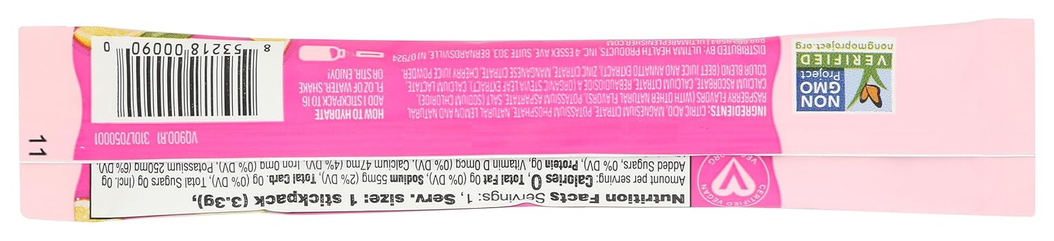 ULTIMA REPLENISHER Pink Lemonade Electrolyte Drink Mix Single, 0.12 OZ - Image 2