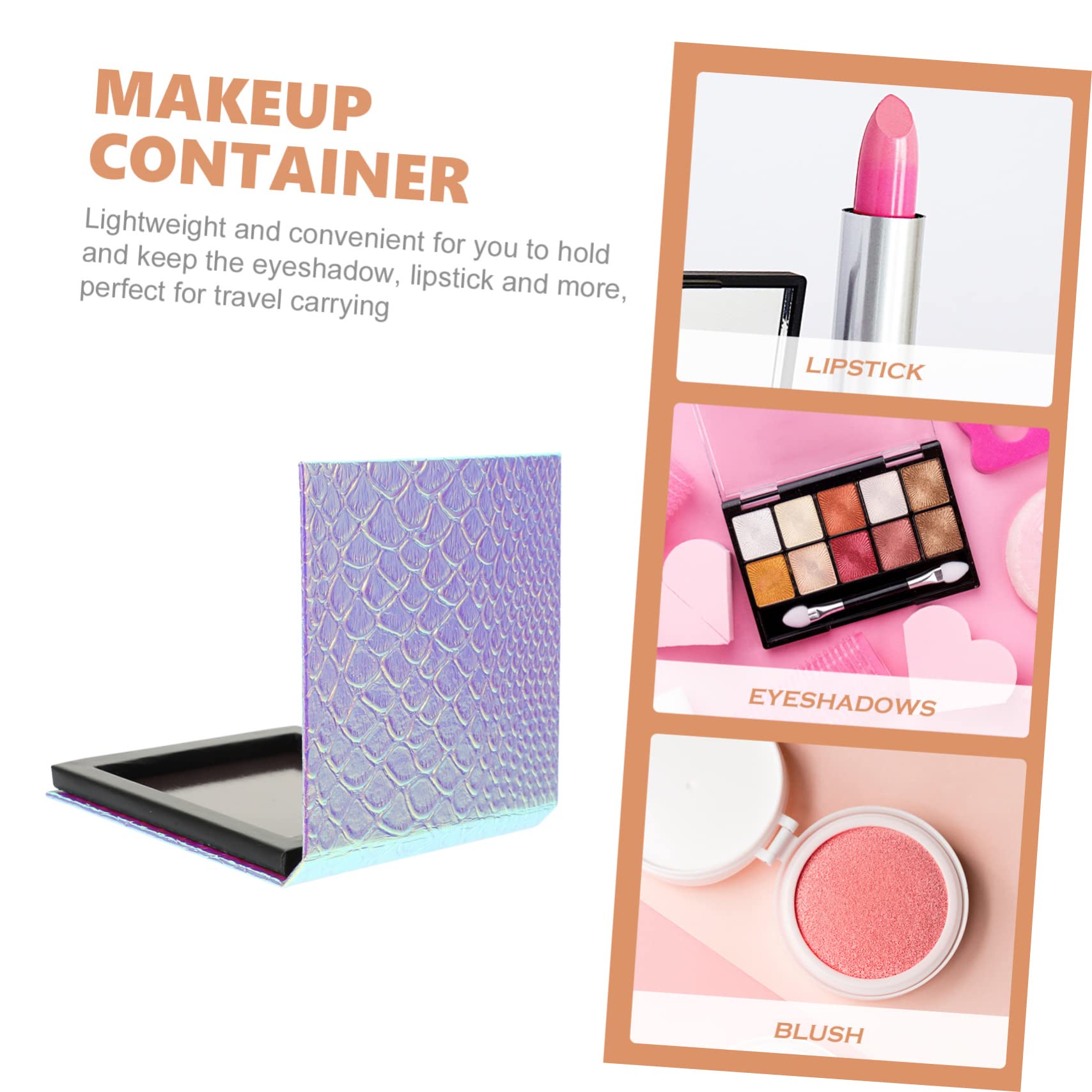 5 Pièces Palette de Sirène Magnétique pour Yeux Boîte de Rangement Cosmétiques Pratique
