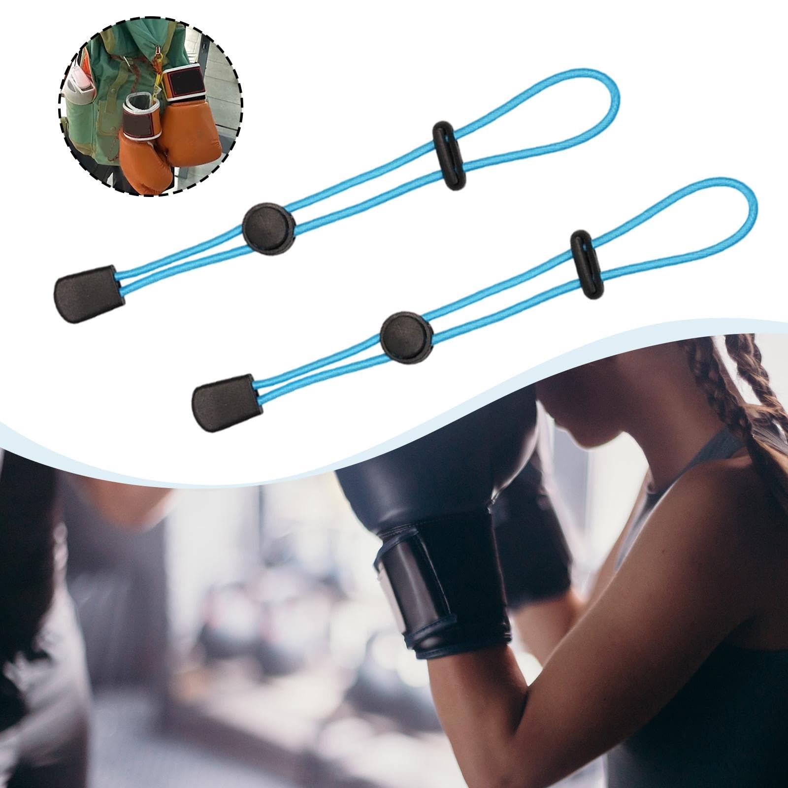 Correa de Transporte para Guantes de Boxeo, Colgador, Percha de Entrenamiento, Estante de Almacenamiento, Correa Ajustable para Saco de Boxeo,