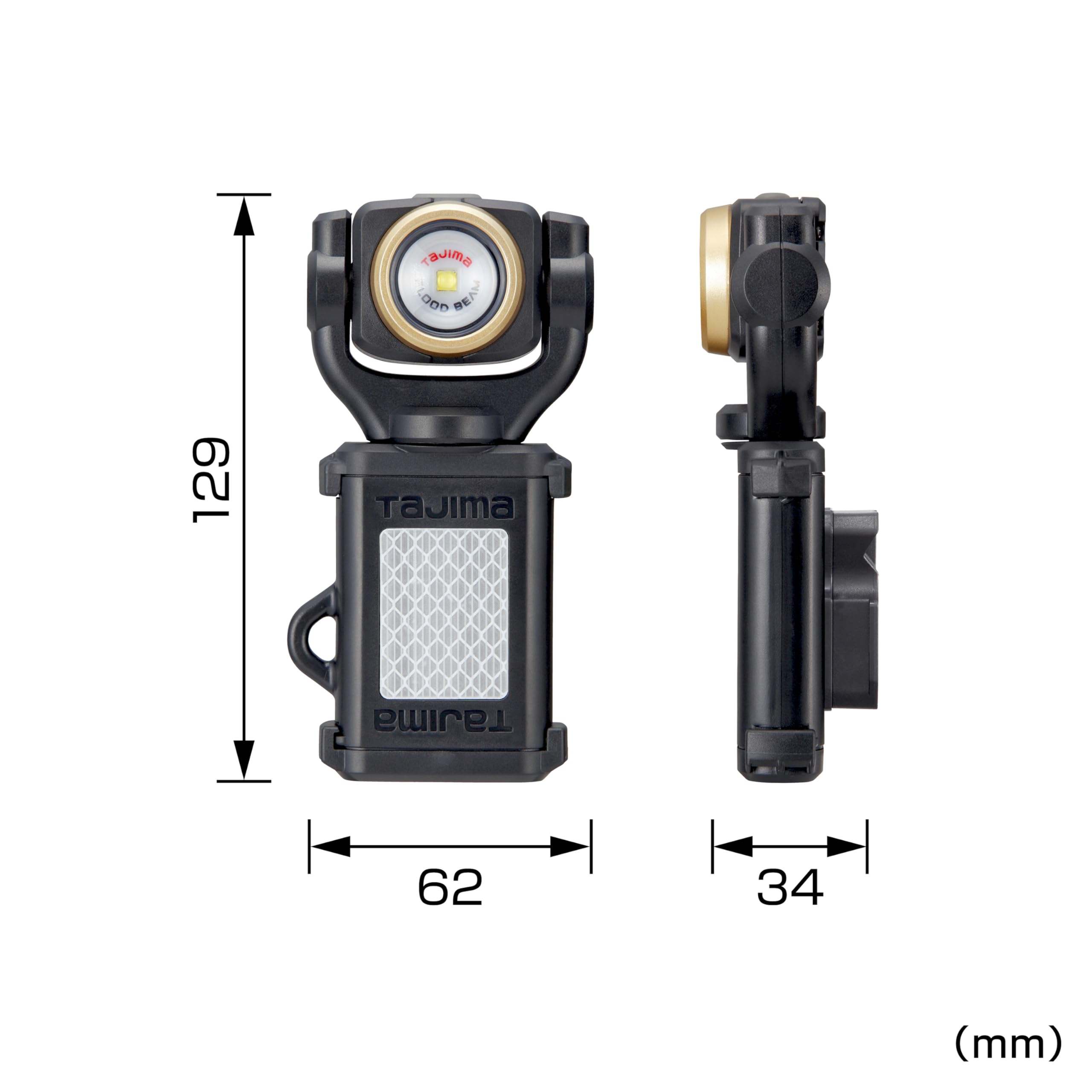 Tajima Detachable Safety System, Detachable SAFF LED Light, Support Vertical Belt, Strong Neodymium Magnet - Image 2