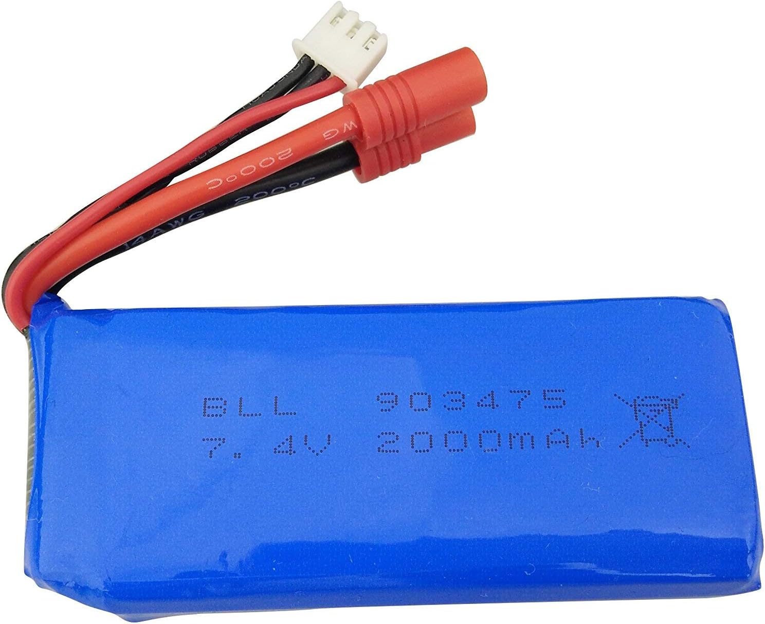 sea jump 2PCS 7.4V 2000mah Lithium Battery for SYMA X8C X8G X8W X8HW X8HG X8HC Helicopter Parts UAV Lithium Battery