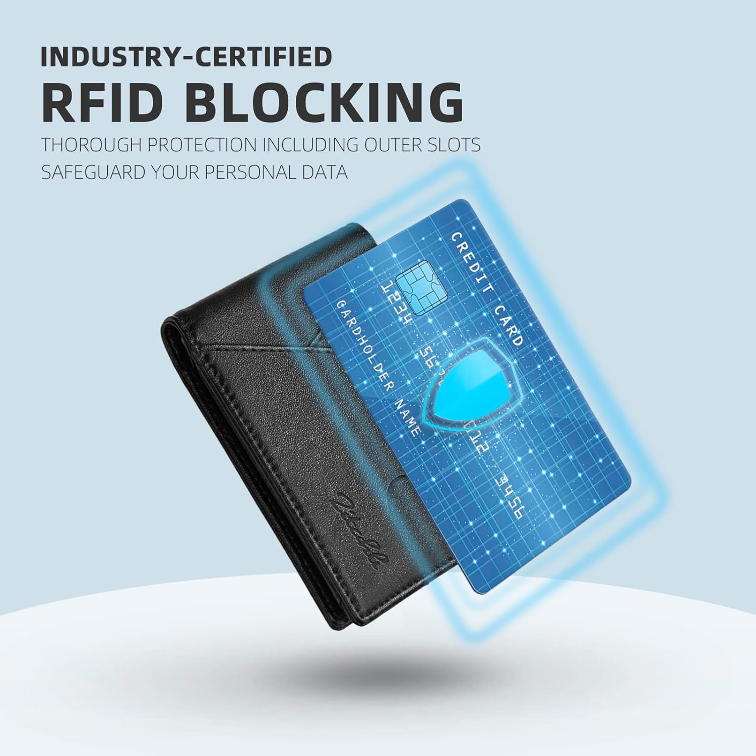 Zitahli Wallet for Men Slim 11 Credit Card Holder RFID Blocking Small Men's Wallet Bifold Minimalist Front Pocket With Mens Gifts Box | Slim, RFID Blocking, Premium, Front Pocket, Gift Box, Leather Card Holder - Image 4