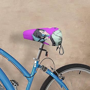 Amazon | 鬼滅の刃 (胡蝶しのぶ) 自転車サドルカバー 防水サドル