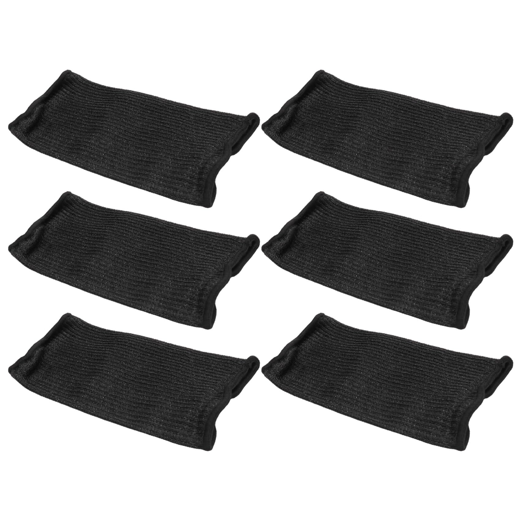 Molerri Black 3 Pairs Arm Protectors For Thin Skin And Bruising Cut Forearm Sleeve Level 5 Arm Burn Protection Sleeve