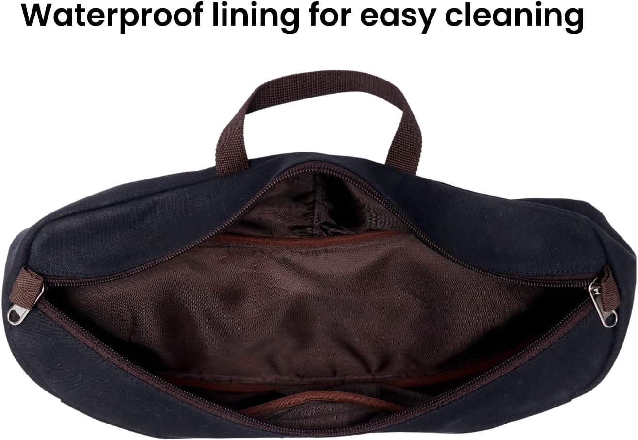 BLACK HOOF 18 Oz Water Repellant Canvas Cantle Bags for Trail Riding