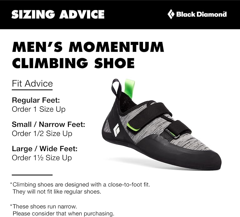 Black Diamond M Momentum Climbing Shoes mens M Momentum Climbing Shoes