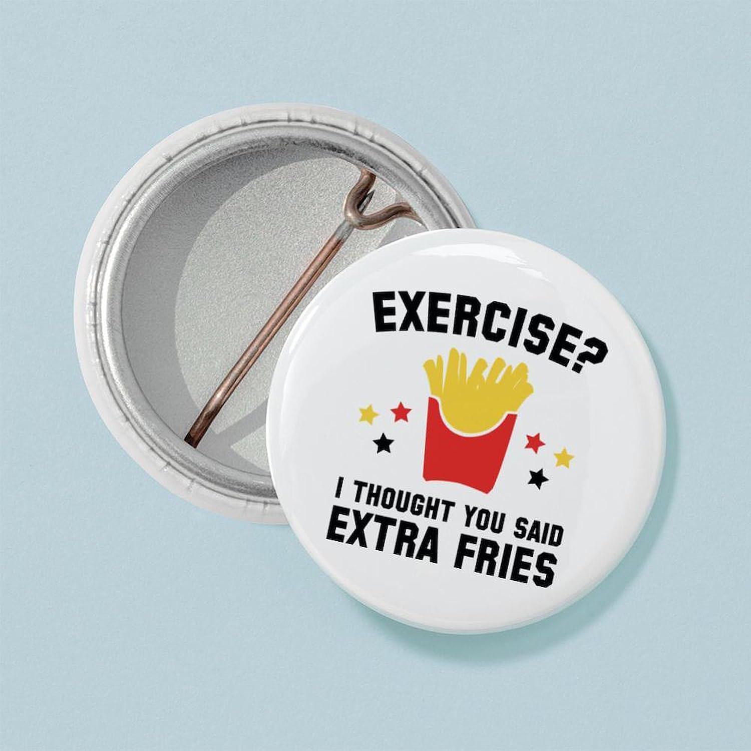 CafePress Exercise 1" Round Mini Button Pin