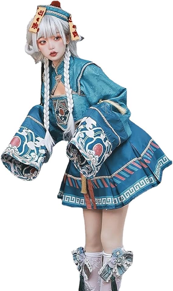 Amazon.co.jp: [YAYAMIYA] ハロウィン 仮装 コスプレ ロリータ キョンシー服 JSKスカートハロウィン クリスマス  コスプレ衣装 コスチューム 変身 仮装 変装 文化祭 学園祭 ハロウィン クリスマス コスチューム コスプレ 衣装 : ホビー