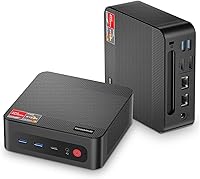Vista 11 de BOSGAME M4 Mini PC, mini computadora de escritorio con AMD Ryzen 7 8745HS, 32GB DDR5 1TB PCIe SSD, pantalla triple 4K, Oculink, USB4.0, LAN dual