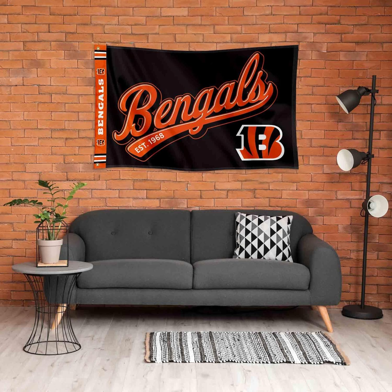 WinCraft Cincinnati Bengals Script Logo Premium Flag - Image 4