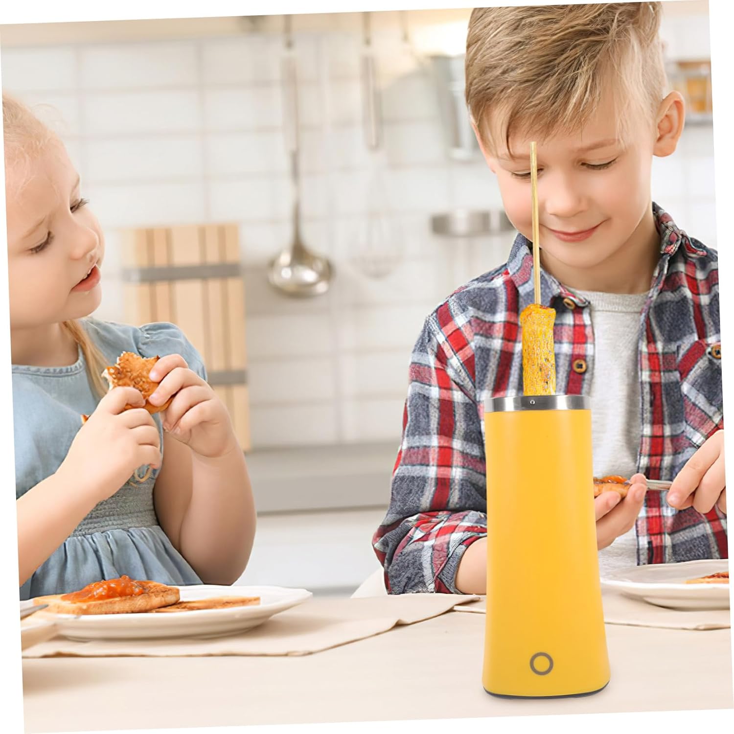 Automatic Roller Electric Egg Roll Machine Vertical Sausage Maker Easy to Use for Home Office Dormitory Saves Efforts