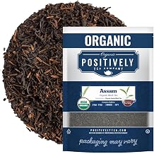 Organic Positively Tea Company, Assam TGFOP Black Tea, Loose Leaf, 16 Ounce