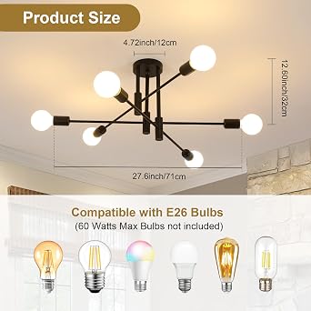 DELIPOP LED Ceiling Light & Sputnik Light