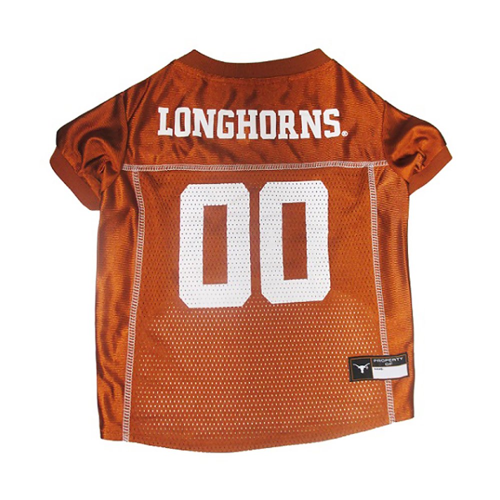 Pets FirstNCAA College Texas Longhorns Mesh Jersey for DOGS & CATS, X-Large. Licensed Dog Jersey with your Favorite Football/Basketball College Team