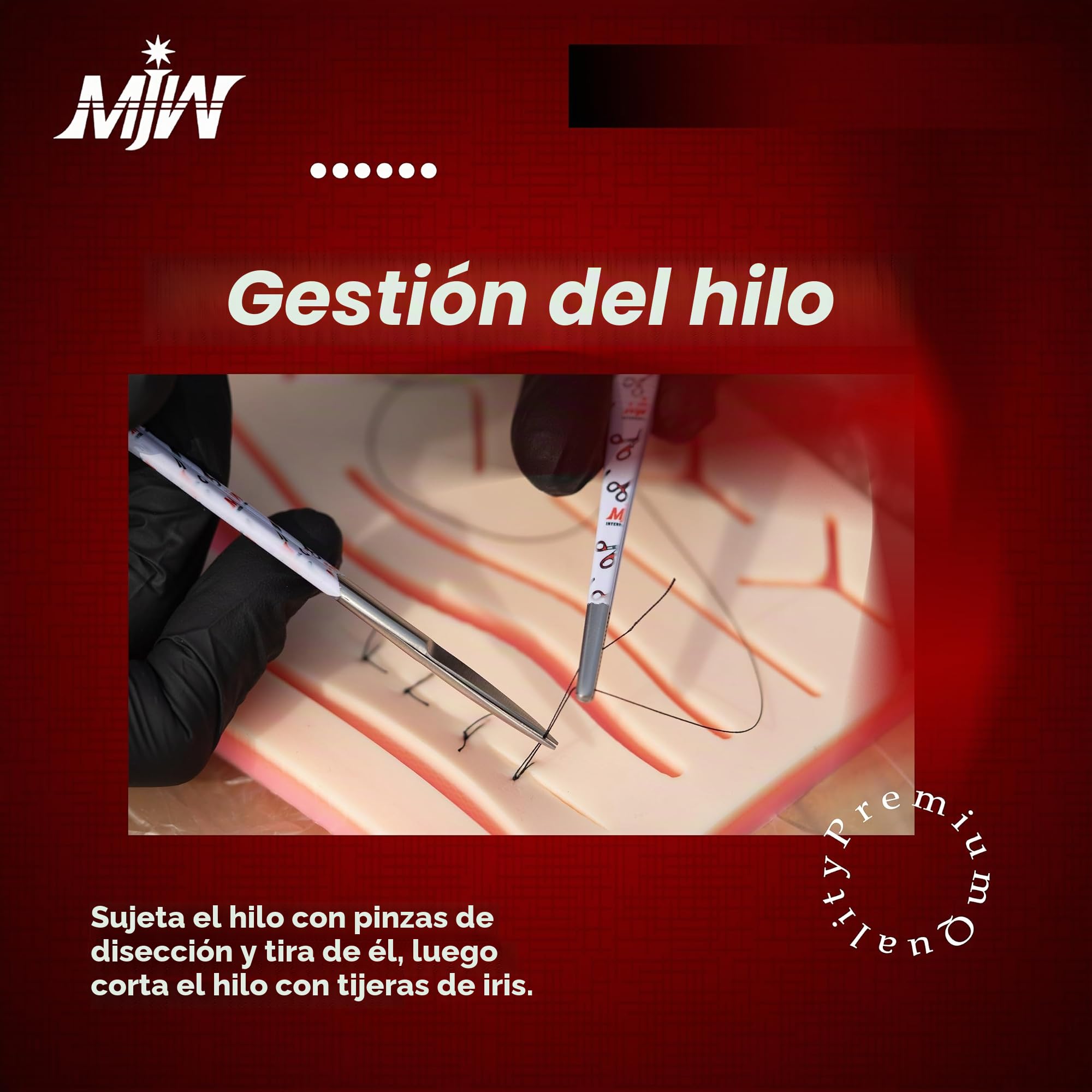 Kit de sutura de odontología e implantes en Dientes de Goma Blanda, Color Rosa, Modelo de sutura de periodontitis y Modelo de sutura de Dientes y encías, para Uso de práctica y Entrenamiento