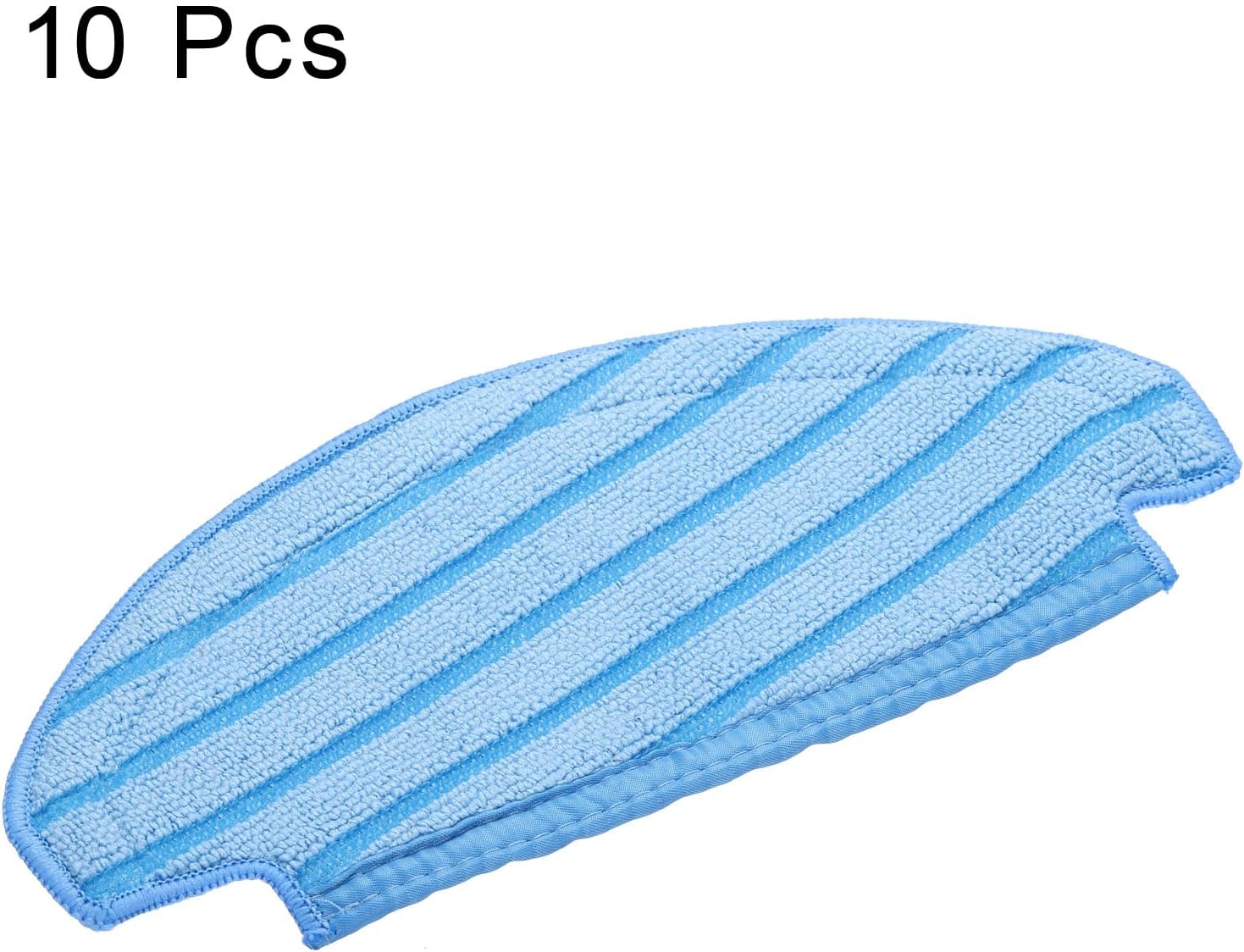 MECCANIXITY 10Pcs Washable Cloth Mop Pads Cotton Robot Vacuum Cleaner Accessories for Ecovacs for Deebot 920 950 T5 T5 Max, T5 Power/ N8/ N8 Pro/ N8 Pro+/N10 Plus Replacement Pads