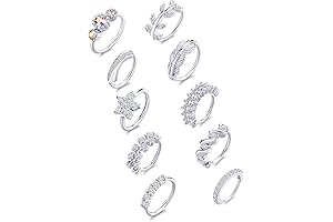 10Pcs Boho Nose Rings Hoops