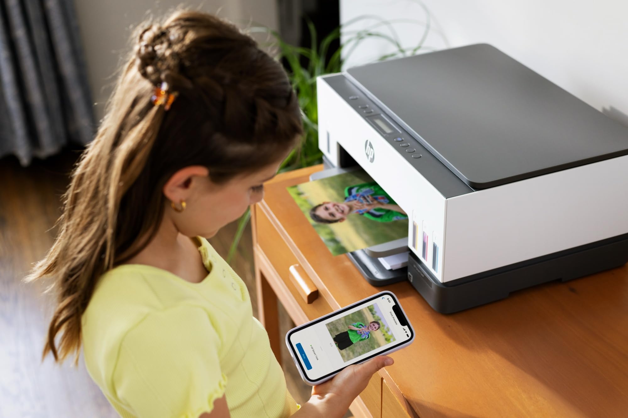 HP Smart Tank 6005 AiO 2H1W1A, Stampante Multifunzione a Colori, Serbatoio d'Inchiostro ad Alto Volume di Stampa, Fino a 12000 Pagine (Nero) e 8000 Pagine (Colore), F/R Automatica, Wi-Fi, Grigio