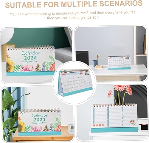 Miniatura 7 de Lurrose Calendario de escritorio 2024 25, calendario de escritorio 2024, planificador de mesa, calendario de escritorio, organizador anual,