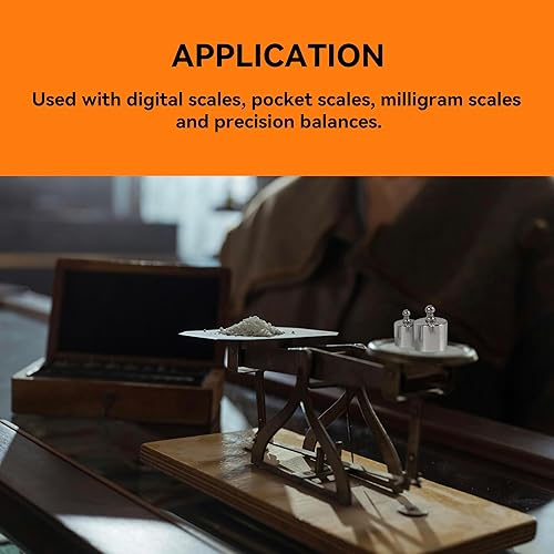 Miniatura 6 de (R) Juego de pesas de calibración con estuche y pinzas Clase M2 0.35 oz, 0.71 oz, 1.76 oz, 3.53 oz, 7.05 oz, 17.64 oz