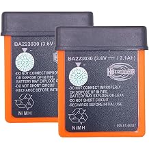 2 Counts BA223030 3.6V 2100mAh Rechargeable Battery for HBC Remote Control BA223030 Battery