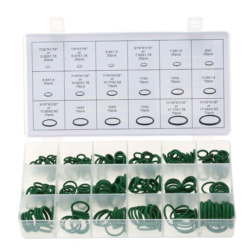 270pcs Assortment Kit Car HNBR A/C System Air Conditioning O Ring Seals Set Tool FANGKAI-image-12