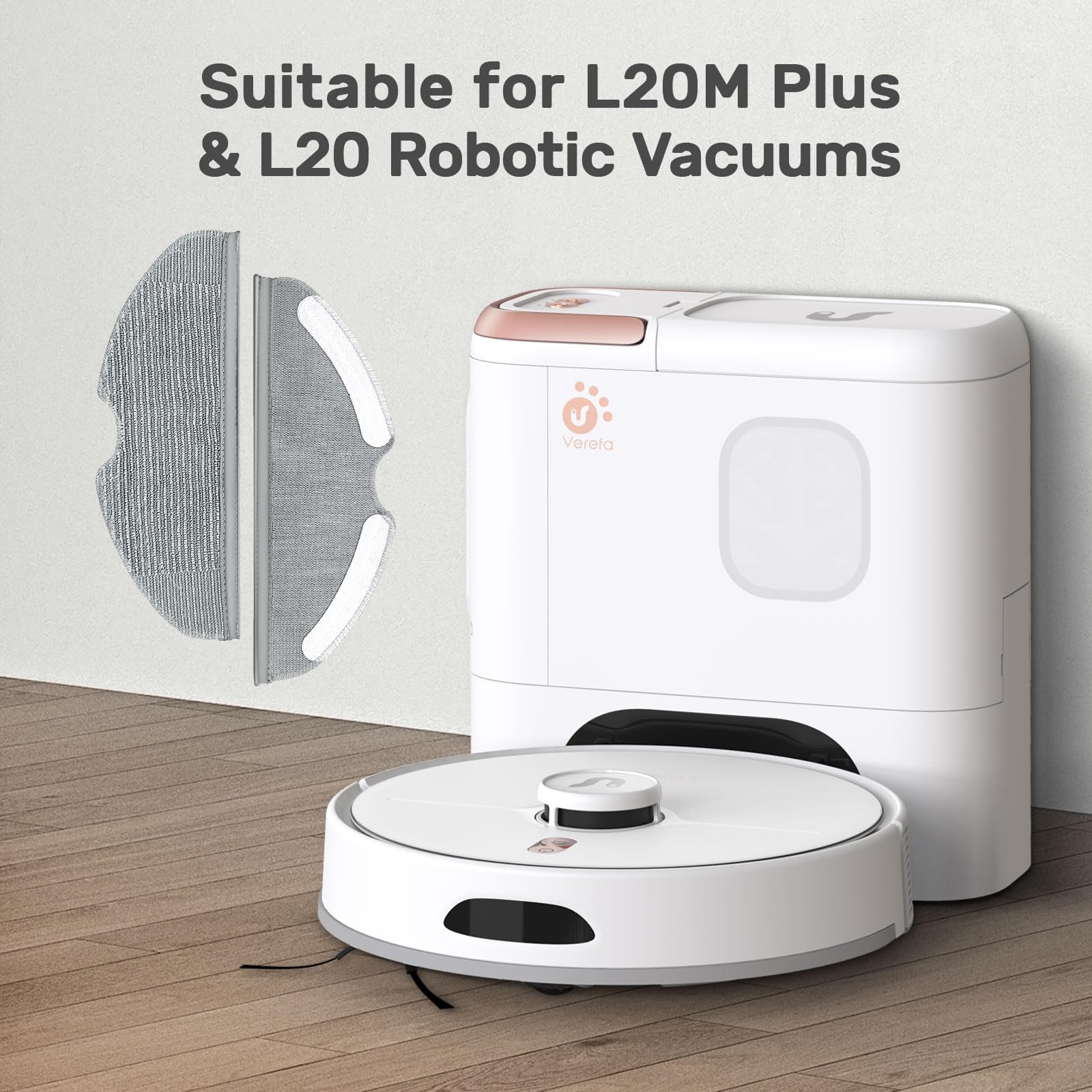 Amazon | L20M / L20M Plus ロボット掃除機用 モップセット （4枚入り