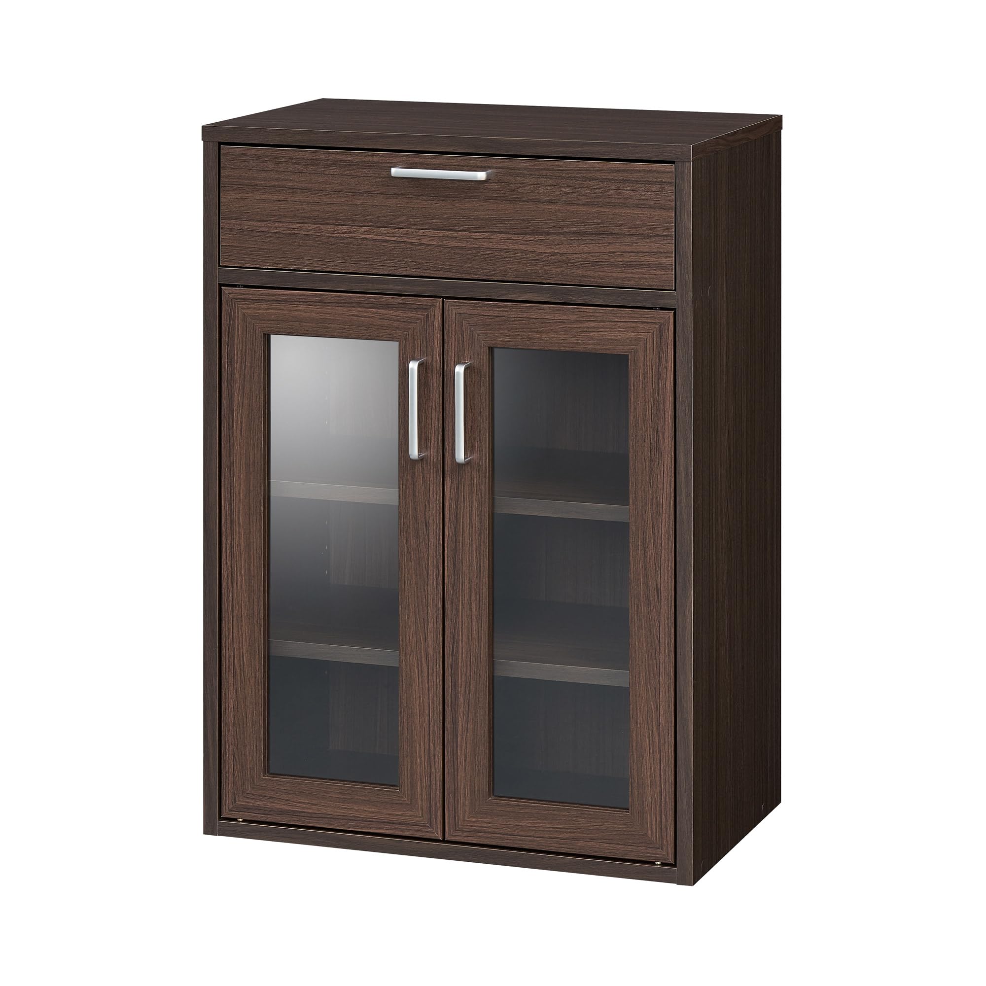 Amazon｜白井産業 食器棚 カップボード キッチン収納 ガラス