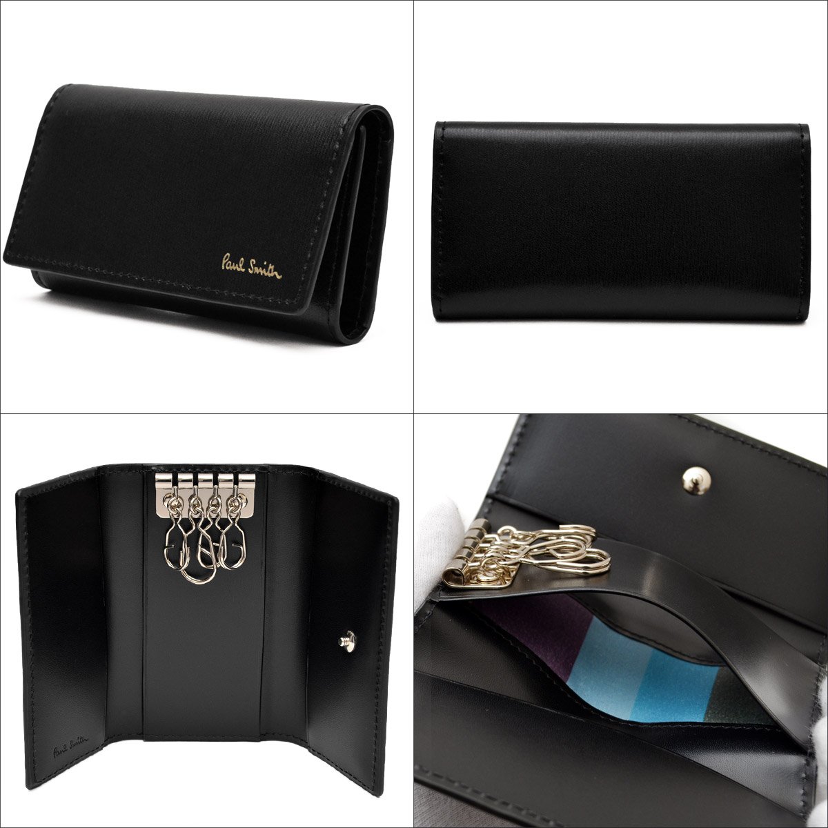 Paul Smith レザーキーケース ブラック Amazon.co.jp: ポールスミス Paul Smith 正規品 本革 シティ