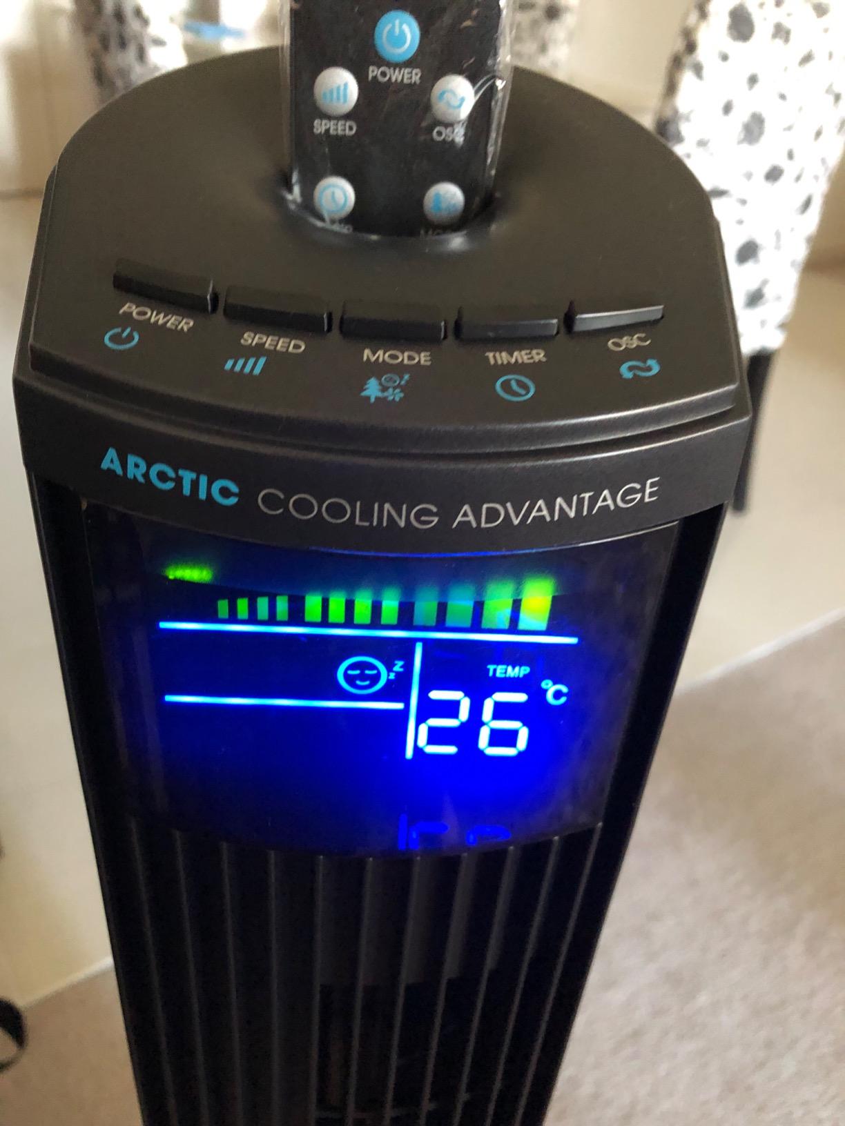 Kambrook KFA837GRY Arctic LED Display Tower Fan, Grey Home