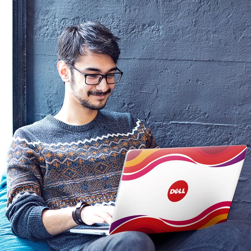 Image of Galaxsia DSGN 293 Full Body Laptop Skin Bubble-Free| Laminated & Removable | HD Quality Sticker for Laptops Upto 15.6 Inches Compatible with DELL